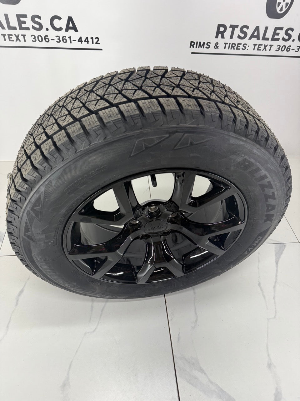 Bridgestone Winter Tires on 17" Jeep Rims 5x110