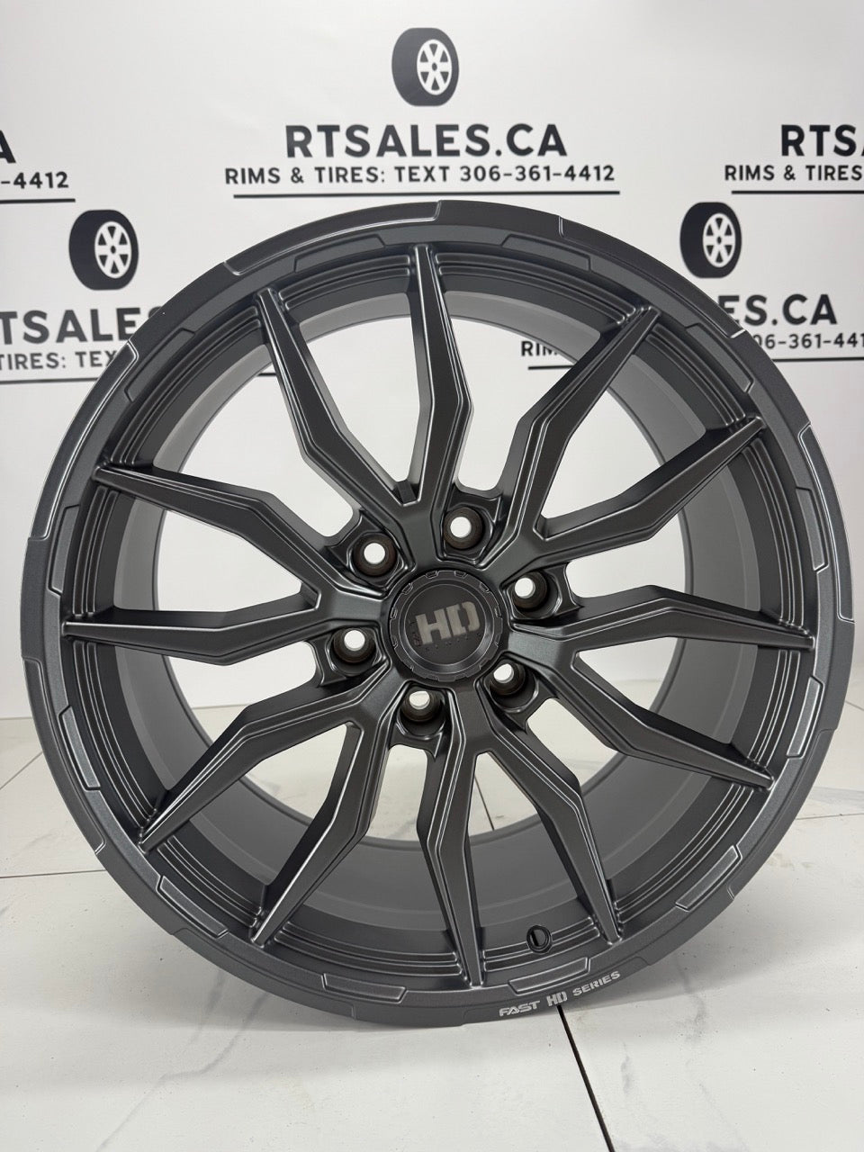 6x139.7 Fast Grit Gunmetal Rims 17" & 18"