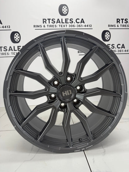 6×135 Fast Grit Gunmetal Rims – 18" 20" & 22"