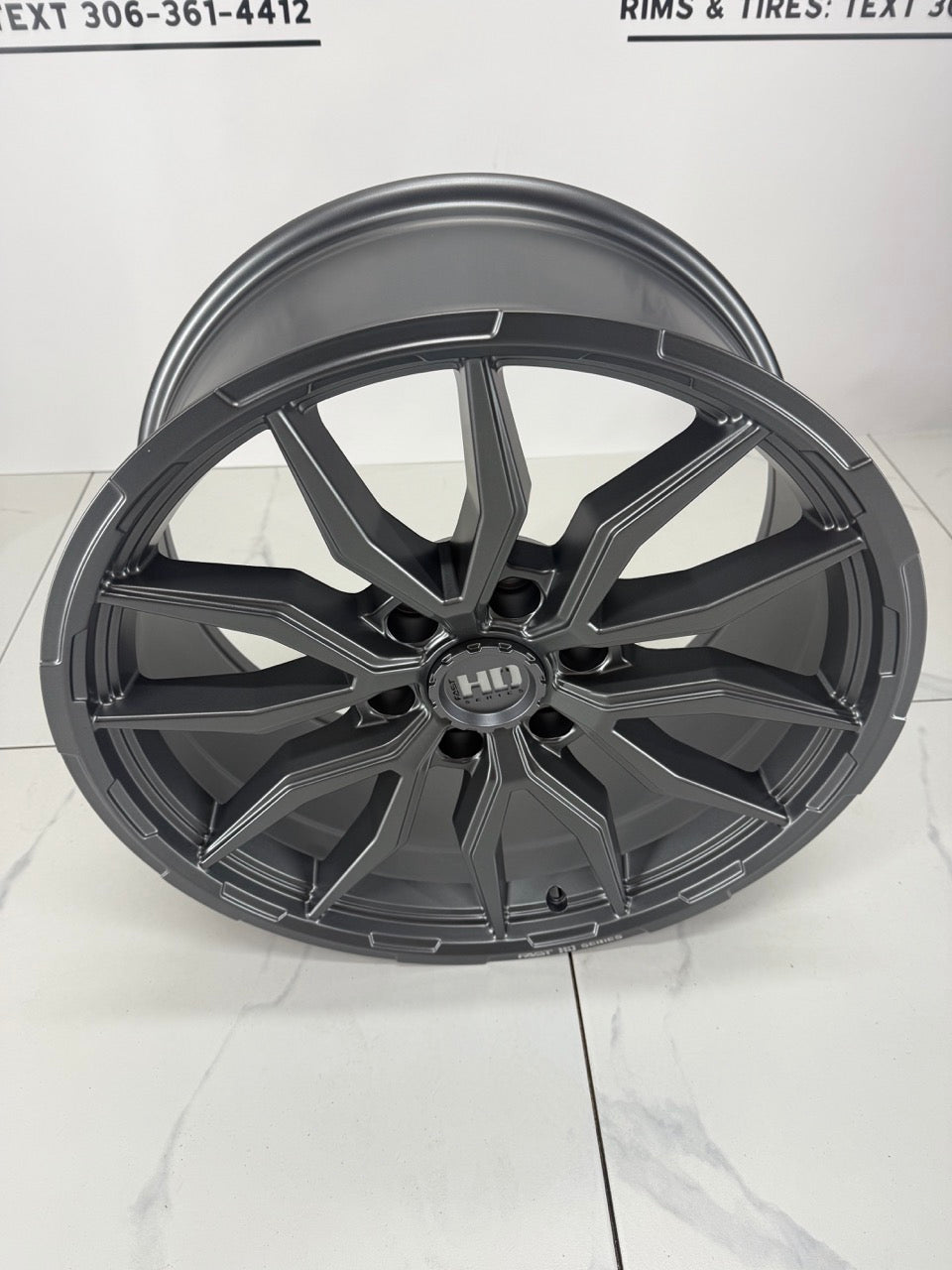 6x139.7 Fast Grit Gunmetal Rims 17" & 18"
