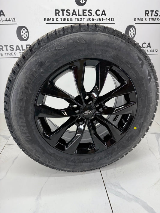 225/65/17 Bridgestone Winter Tires on 17" Rims 5x108