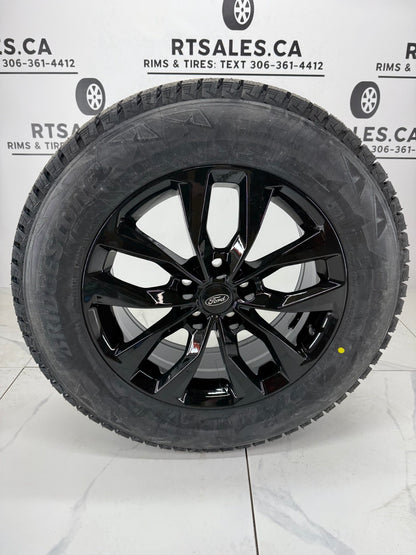 225/65/17 Bridgestone Winter Tires on 17" Rims 5x108