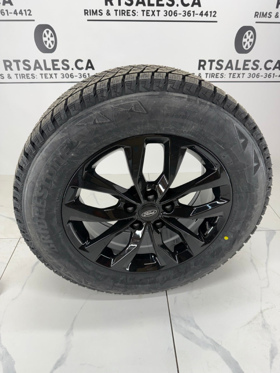 225/65/17 Bridgestone Winter Tires on 17" Rims 5x108