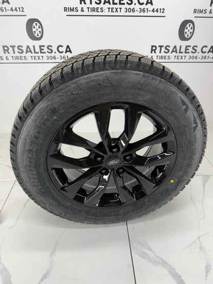 225/65/17 Bridgestone Winter Tires on 17" Rims 5x108