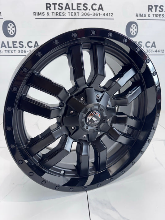 20x9 Fuel Sledge Rims 5x139.7 5x150