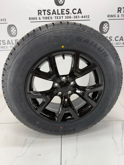 245/65/17 Sailun Ice Blazer Winter Tires on 17" Jeep Rims 5x110