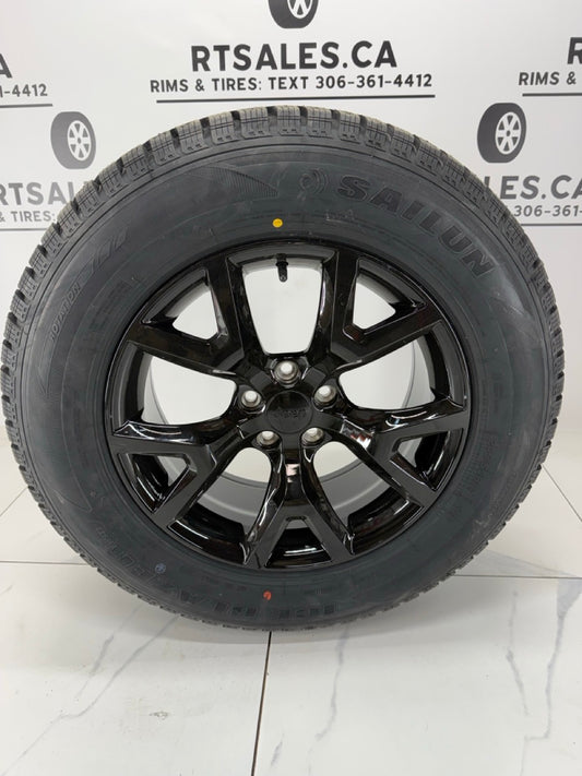 245/65/17 Sailun Ice Blazer Winter Tires on 17" Jeep Rims 5x110
