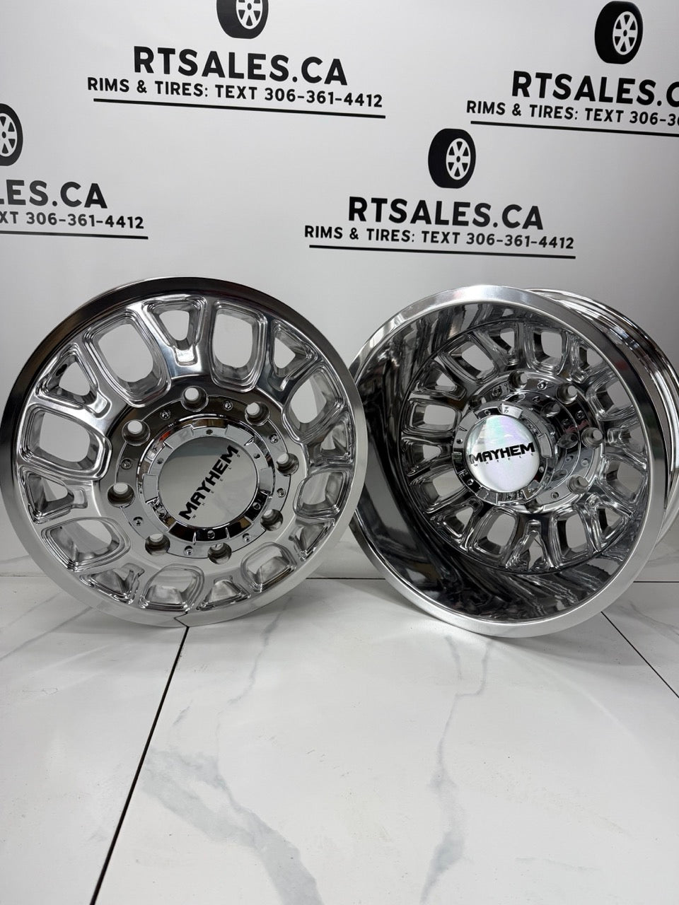 17x6.5 Mayhem Cogent Dually Rims 8x210