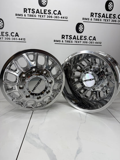 17x6.5 Mayhem Cogent Dually Rims 8x210