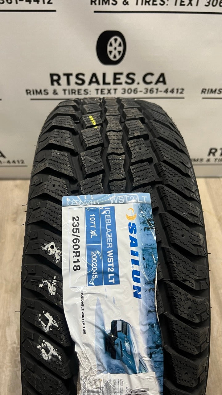 235/60/18 Sailun Iceblazer WST2 XL Studdable Winter Tires