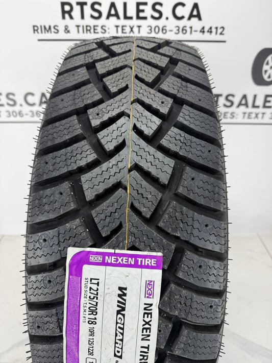 LT 275/70/18 Nexen WINGUARD WINSPIKE 3 E Studdable Winter Tires