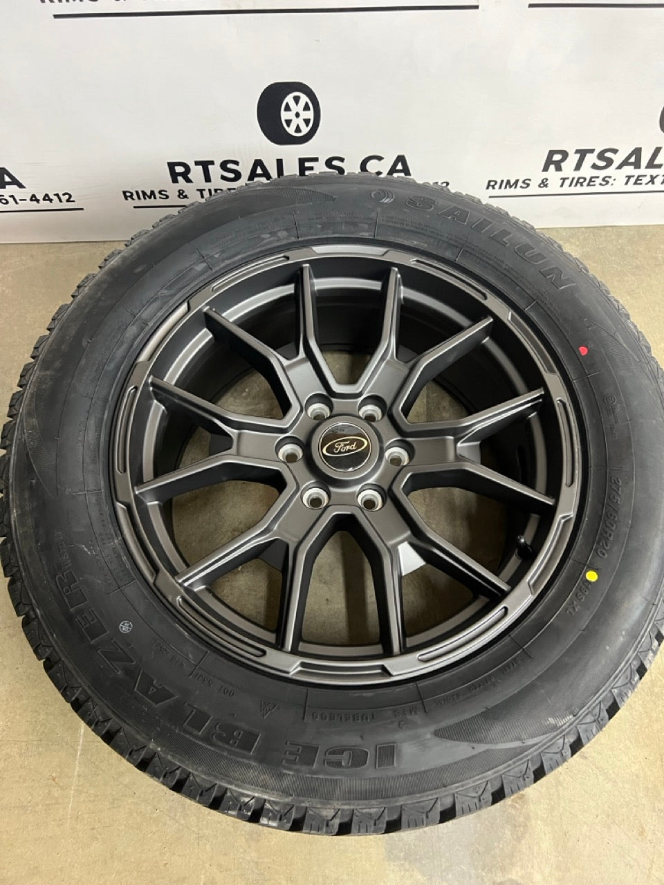 275/55/20 Sailun Winter tires on rims Ford F-150 20 inch