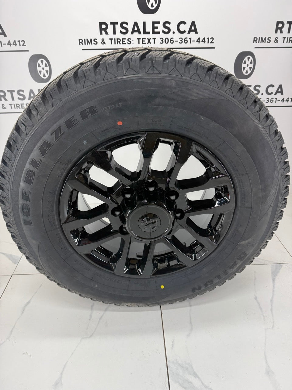 275/70/18 Sailun Winter Tires 18" Ram Replica Rims 8x165