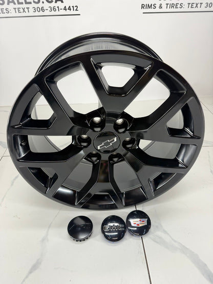 20x9 Replica R54 Satin Black Rims 6x139.7
