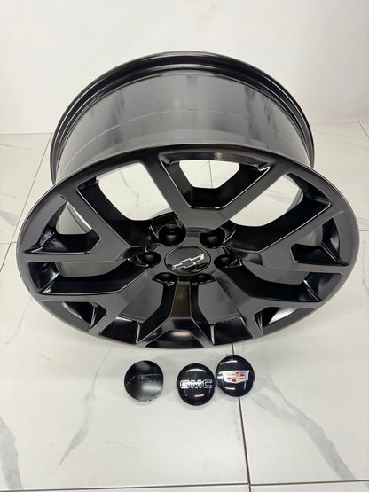 20x9 Replica R54 Satin Black Rims 6x139.7