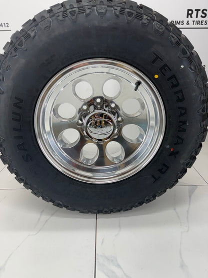 Sailun RT Tires on 17" or 18" Ion 171 Polished Alloy Rims 8x165