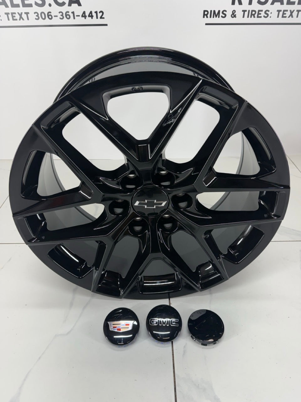 20x9 Replica 229 Gloss Black Rims 6x139.7