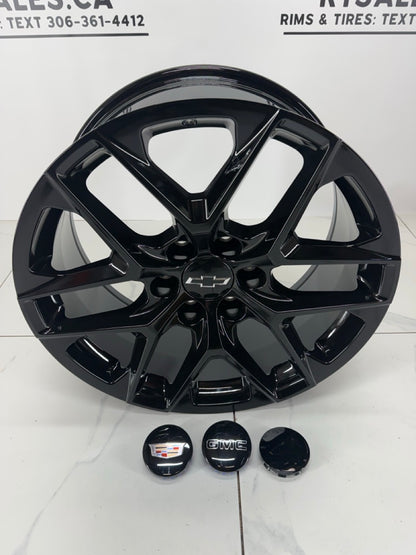 20x9 Replica 229 Gloss Black Rims 6x139.7