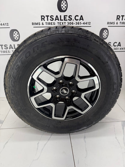 255/70/18 Tires Ford OEM Bronco Rims 6x139.7 (SET OF 5)