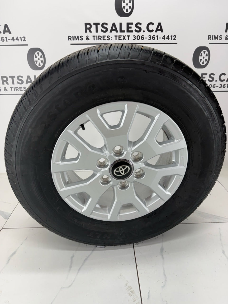 245/70/17 Tires on 17" Factory Toyota Rims 6x139.7 (Takeoffs)