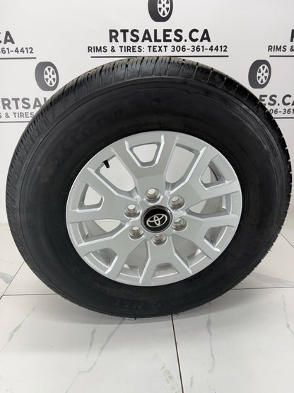 245/70/17 Tires on 17" Factory Toyota Rims 6x139.7 (Takeoffs)