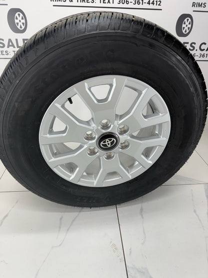 245/70/17 Tires on 17" Factory Toyota Rims 6x139.7 (Takeoffs)