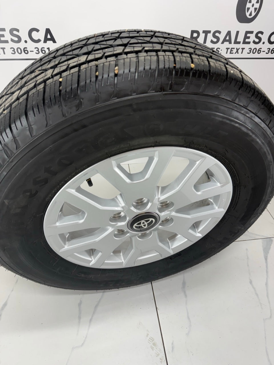 245/70/17 Tires on 17" Factory Toyota Rims 6x139.7 (Takeoffs)