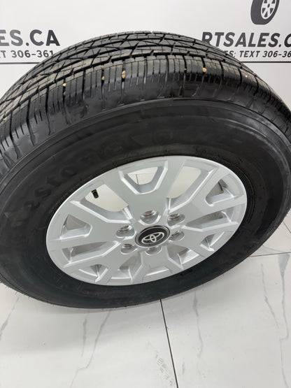 245/70/17 Tires on 17" Factory Toyota Rims 6x139.7 (Takeoffs)