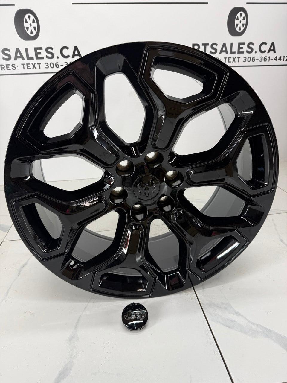 22x9 Replica Ram 1500 Limited Rims 6x139.7 & Jeep Wagoneer