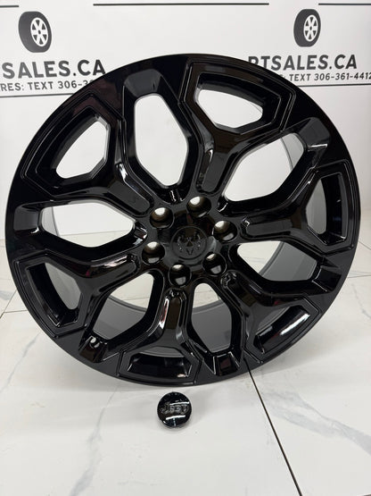 22x9 Replica Ram 1500 Limited Rims 6x139.7 & Jeep Wagoneer