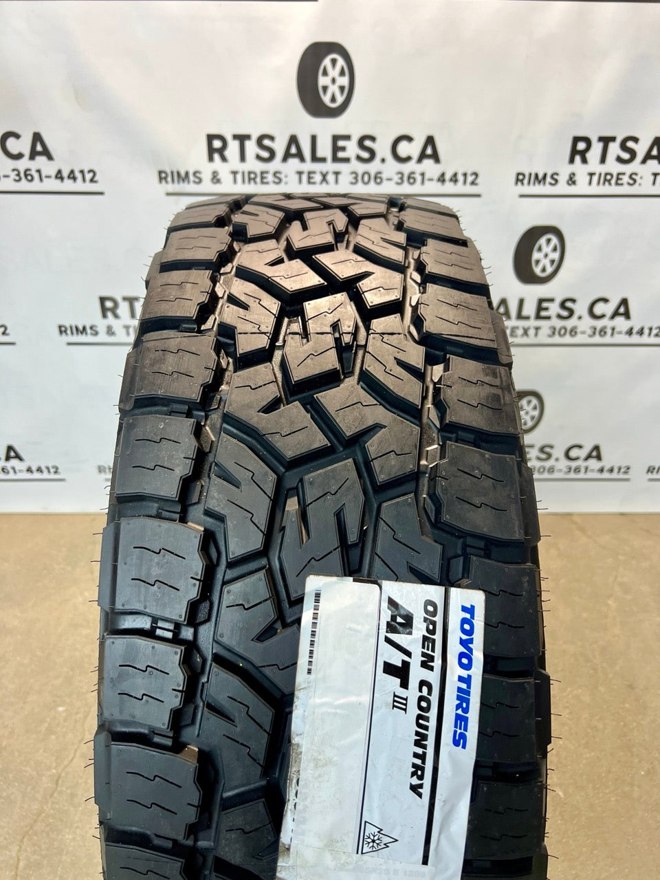 LT 265/65/17 Toyo AT3 All Weather 10 Ply