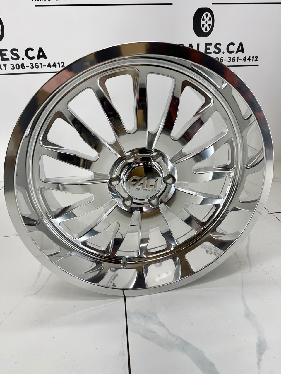 22x10 Cali Summit Polished Rims 6x139.7
