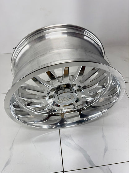 22x10 Cali Summit 9110 Polished Rims 8x165
