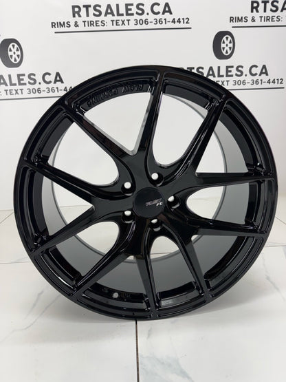 5x108 Fast FC04 Metallic Black Rims