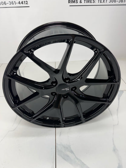 5x108 Fast FC04 Metallic Black Rims