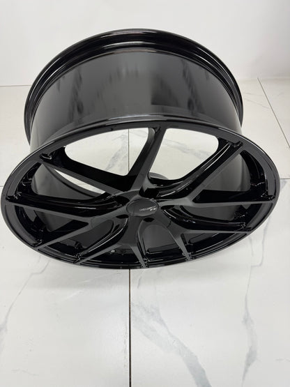5x108 Fast FC04 Metallic Black Rims