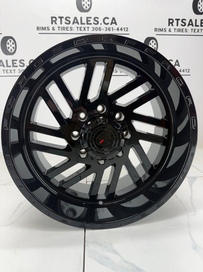 20x10 XR107 Rims 8x170 Gloss Black