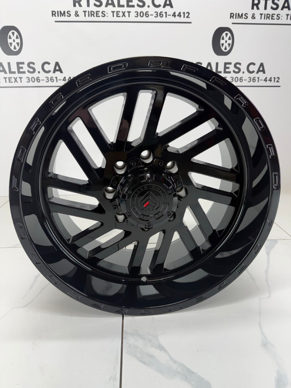 20x10 XR107 Rims 8x165 Gloss Black