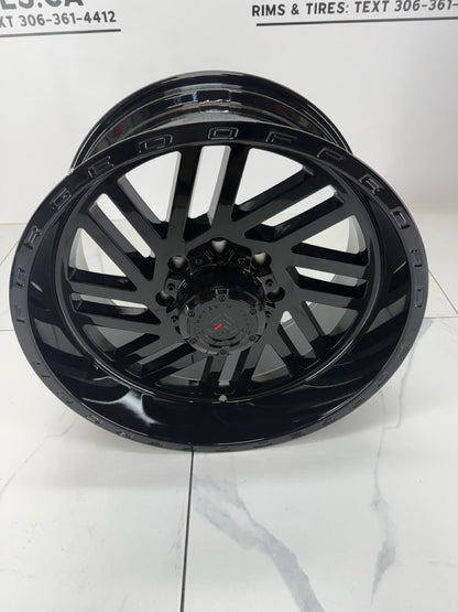 20x10 XR107 Rims 8x170 Gloss Black