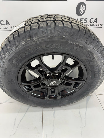 275/65/18 Cooper Snow Claw Winter Tires on 18" Rims 5x150