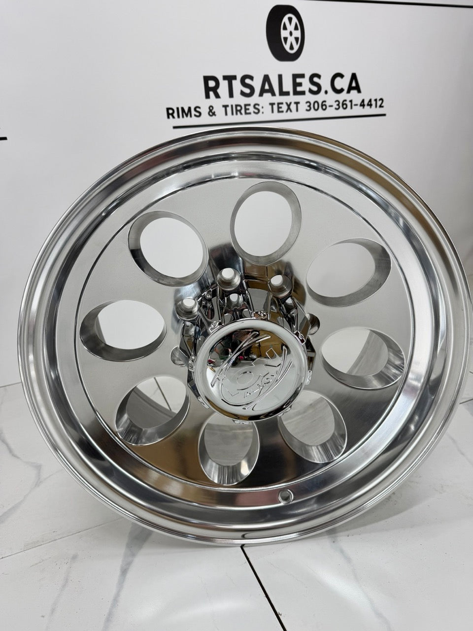 8x165 Ion 171 Polished Alloy Rims 16", 17", & 18"