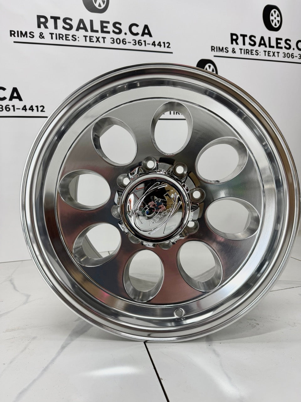 8x165 Ion 171 Polished Alloy Rims 16", 17", & 18"