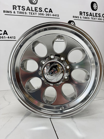 8x165 Ion 171 Polished Alloy Rims 16", 17", & 18"