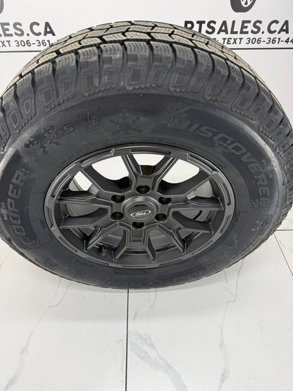 265/70/17 Cooper Snow Claw Winter Tires on 17" Ford Bronco Rims 6x139.7