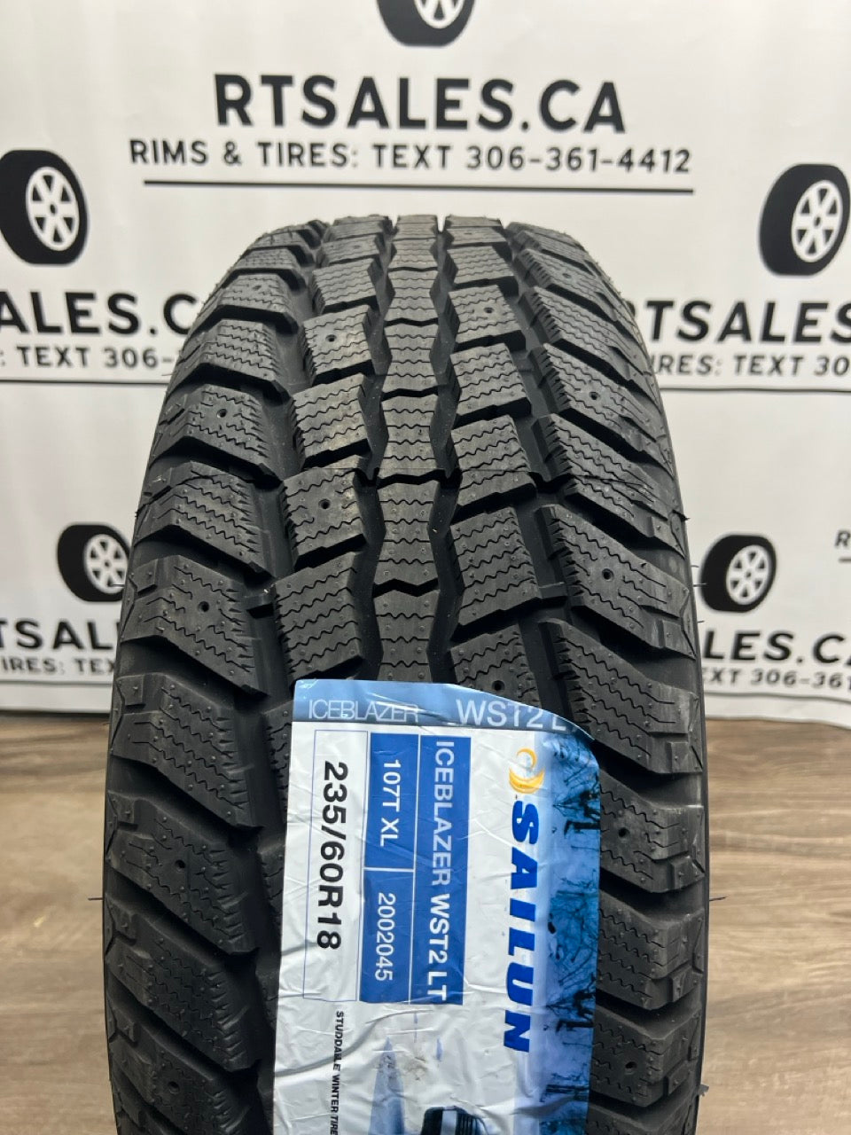 235/60/18 Sailun Iceblazer WST2 XL Studdable Winter Tires