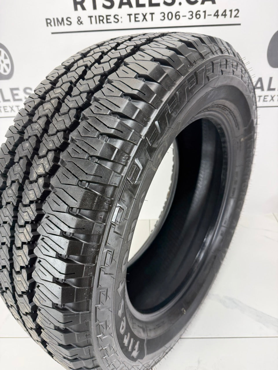 LT 285/60/20 Firestone TRANSFORCE AT2 E All Season Tires (takeoffs)