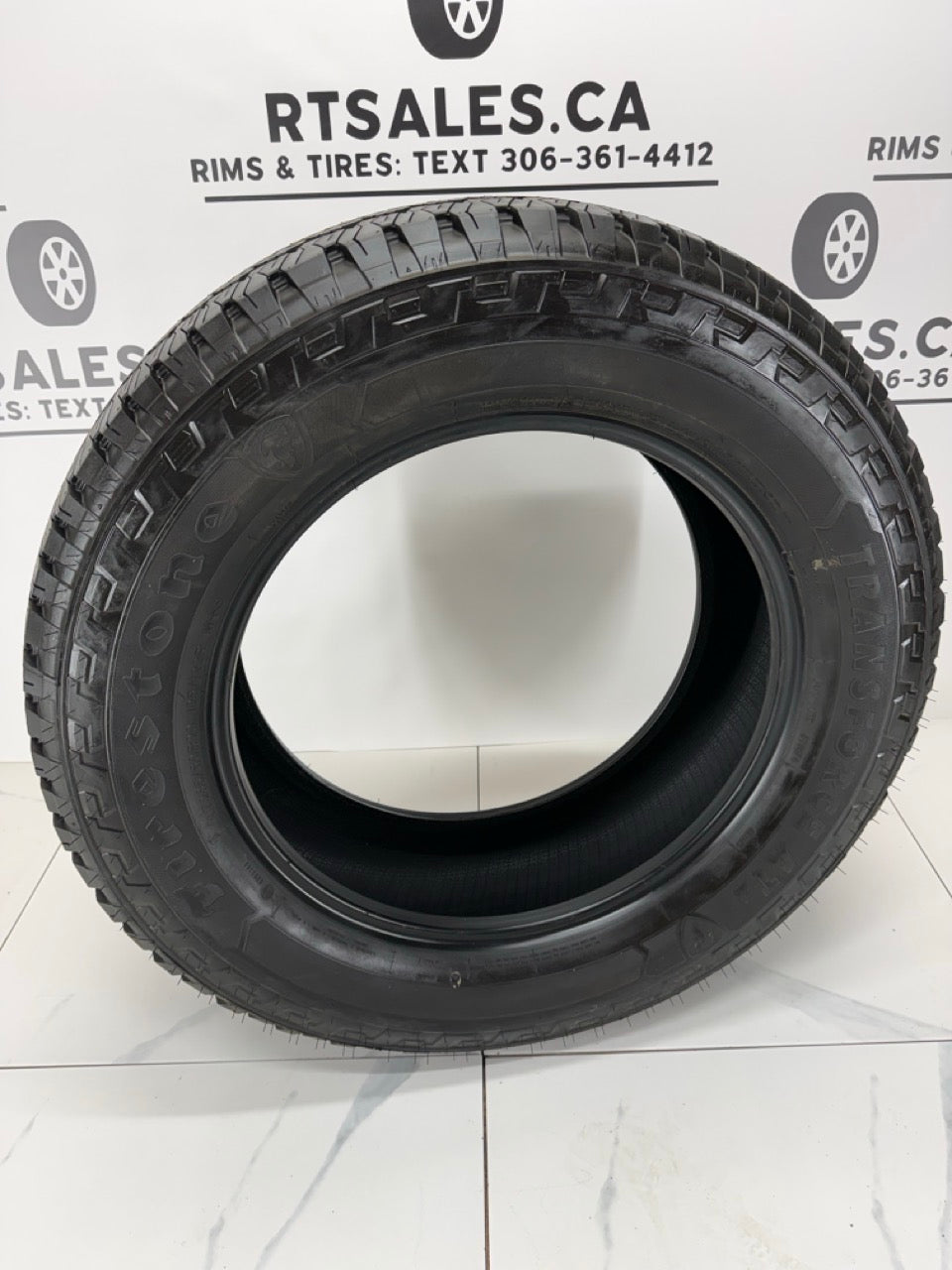 LT 285/60/20 Firestone TRANSFORCE AT2 E All Season Tires (takeoffs)