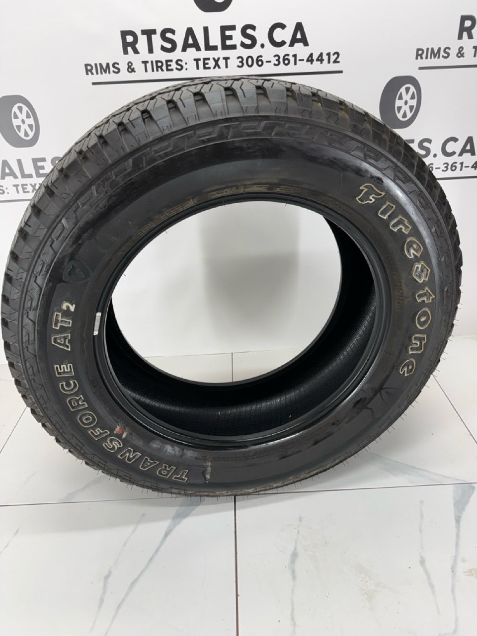 LT 285/60/20 Firestone TRANSFORCE AT2 E All Season Tires (takeoffs)