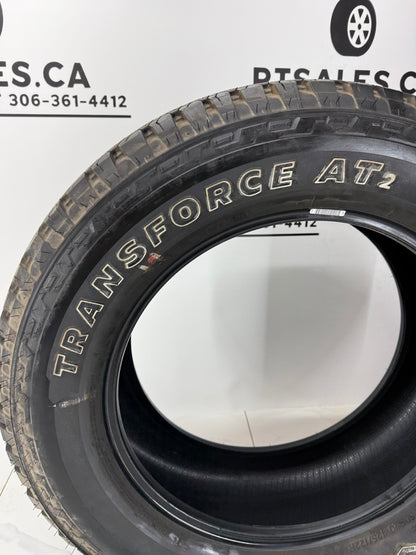 LT 285/60/20 Firestone TRANSFORCE AT2 E All Season Tires (takeoffs)