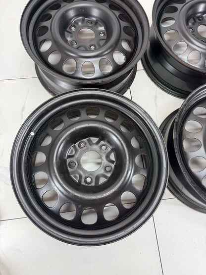 18x7.5 Black Steel Rims 5x127 (USED)